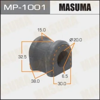 Втулка стабілізатора заднього Toyota Avensis (03-06) (Кратно 2 шт) Masuma для Toyota MASUMA MP1001 фото товару