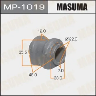 Втулка стабілізатора заднього Toyota RAV 4 (05-12) (Кратно 2 шт) Masuma для MASUMA MP1019 фото товару
