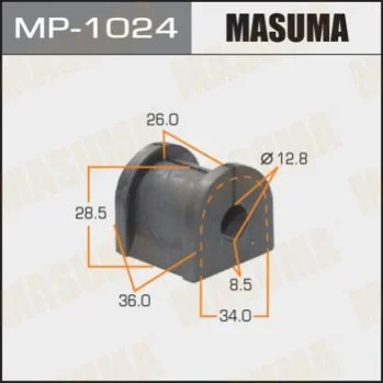 <strong>Втулка стабілізатора заднього Mitsubishi Lancer (03-09) (Кратно 2 шт) Masuma MASUMA MP1024 (фото 1)</strong>