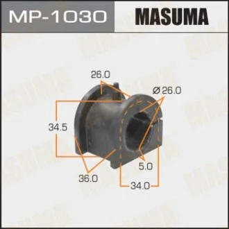 Втулка стабилизатора переднего Mitsubishi Lancer (00-07), Outlander (03-09) (Кратно 2 шт) Masuma для MASUMA MP1030 фото товара