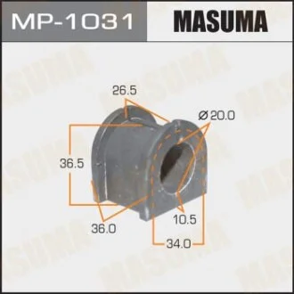 Втулка стабілізатора заднього Mitsubishi Lancer (07-15), Outlander (05-12) (Кратн для Mitsubishi MASUMA MP1031 фото товару