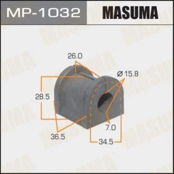 <strong>Втулка стабілізатора заднього Mitsubishi Outlander (03-09) (Кратно 2 шт) Masuma MASUMA MP1032 (фото 1)</strong>