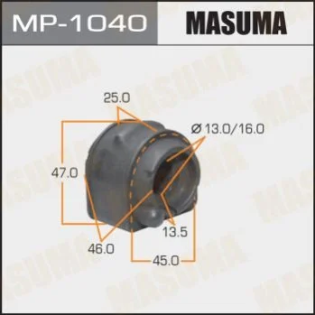 <strong>Втулка стабілізатора заднього Mazda 3 (06-13), 5 (10-15) (Кратно 2 шт) Masuma MASUMA MP1040 (фото 1)</strong>
