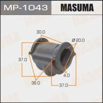 <strong>Втулка стабілізатора переднього Nissan Almera (00-06) (Кратно 2 шт) Masuma MASUMA MP1043 (фото 1)</strong>