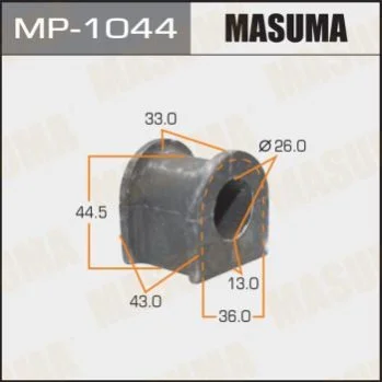 <strong>Втулка стабілізатора переднього Suzuki Grand Vitara (05-) (Кратно 2 шт) Masuma MASUMA MP1044 (фото 1)</strong>