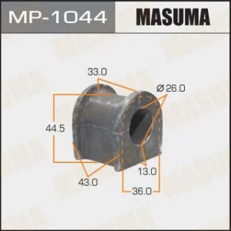 Втулка стабілізатора переднього Suzuki Grand Vitara (05-) (Кратно 2 шт) Masuma для MASUMA MP1044 фото товару