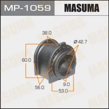 <strong>Втулка стабілізатора переднього Toyota Land Cruiser (07-) (Кратно 2 шт) MASUMA MP1059 (фото 1)</strong>