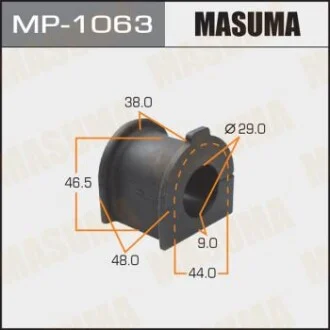 Втулка стабілізатора переднього Toyota FJ Cruiser (06-09), Land Cruiser Prado (02-09) (Кратно 2 шт) Masuma для MASUMA MP1063 фото товару