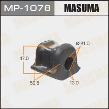 <strong>Втулка стабілізатора переднього ліва Toyota Auris (10-), Avensis (11-18), Corolla (09-16) MASUMA MP1078 (фото 1)</strong>