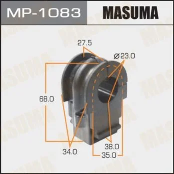 <strong>Втулка стабилизатора переднего Nissan Juke (10-), Qashqai (06-13), X-Trail (14-) (Кратно 2 шт) Masuma MASUMA MP1083 (фото 1)</strong>