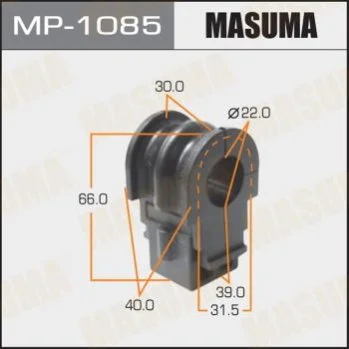 <strong>Втулка стабілізатора переднього Nissan Note (06-13), Tida (04-11) (Кратно 2 шт) Masuma MASUMA MP1085 (фото 1)</strong>