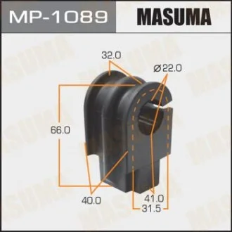 Втулка стабілізатора переднього Nissan Tida (07-) (Кратно 2 шт) Masuma для Nissan MASUMA MP1089 фото товару