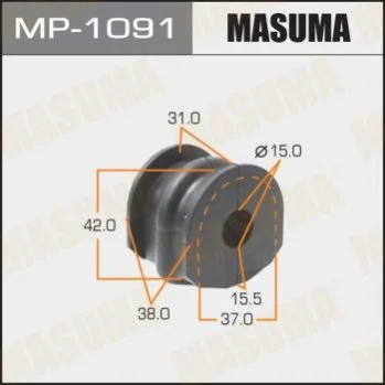 <strong>Втулка стабілізатора заднього Nissan X-Trail (07-14) (Кратно 2 шт) Masuma MASUMA MP1091 (фото 1)</strong>