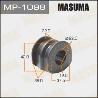 Втулка стабілізатора заднього Infinity M35 (04-08)/ Nissan Juke (10-) (Кратно 2 шт) Masuma для MASUMA MP1098 фото товару