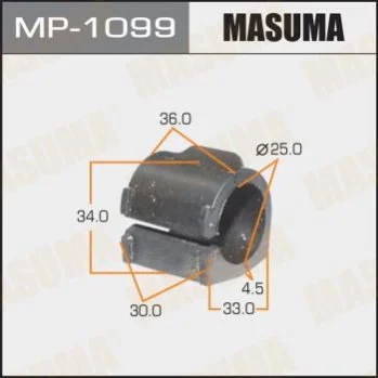 <strong>Втулка стабілізатора переднього Nissan Almera (12-) (Кратно 2 шт) Masuma MASUMA MP1099 (фото 1)</strong>