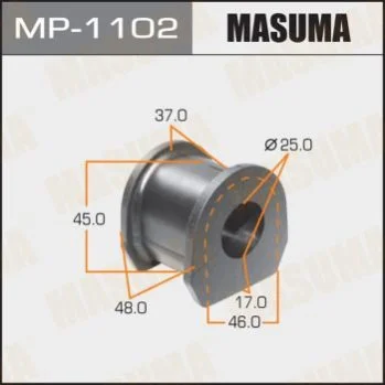 <strong>Втулка стабілізатора переднього Mitsubishi L200 (07-), Pajero Sport (09-15) (Крат MASUMA MP1102 (фото 1)</strong>