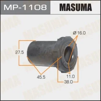 Втулка ресора нижня Mitsubishi L200 (05-) (Кратно 2 шт) Masuma для MASUMA MP1108 фото товару