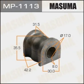Втулка стабілізатора заднього Mazda CX-9 (07-15) (Кратно 2 шт) Masuma для MASUMA MP1113 фото товару