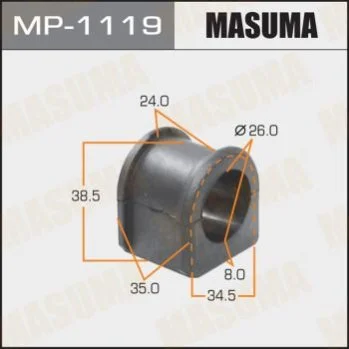 <strong>Втулка стабілізатора переднього Mazda 3 (06-13) (Кратно 2 шт) MASUMA MP1119 (фото 1)</strong>