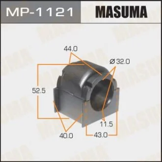 Втулка стабілізатора переднього Mazda CX-9 (09-) (Кратно 2 шт) Masuma для MASUMA MP1121 фото товару
