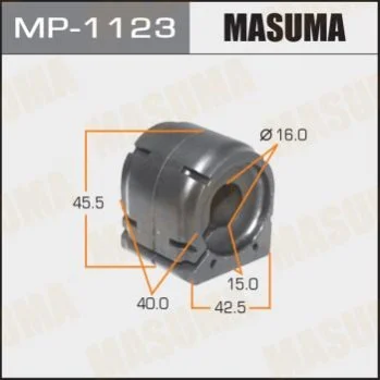 <strong>Втулка стабілізатора заднього Mazda CX-5 (11-), CX-9 (17-) (Кратно 2 шт) Masuma MASUMA MP1123 (фото 1)</strong>