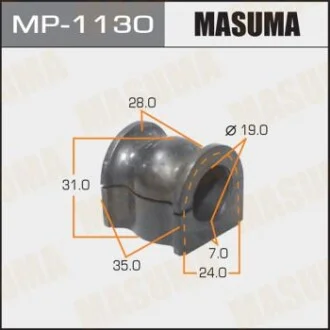 Втулка стабілізатора заднього Honda CR-V (06-16) (Кратно 2 шт) Masuma для MASUMA MP1130 фото товару