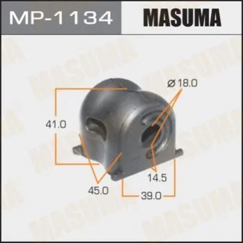 <strong>Втулка стабілізатора переднього Honda Civic (12-15) (Кратно 2 шт) MASUMA MP1134 (фото 1)</strong>
