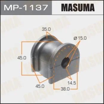 <strong>Втулка стабілізатора заднього Honda Accord (08-12), Crosstour (10-15) (Кратно 2 ш MASUMA MP1137 (фото 1)</strong>