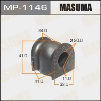 <strong>Втулка стабілізатора переднього Honda CR-V (06-13), Jazz (09-11) (Кратно 2 шт) Masuma MASUMA MP1146 (фото 1)</strong>