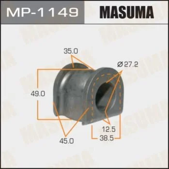 <strong>Втулка стабілізатора переднього Honda Accord Tourer (02-08) (Кратно 2 шт) Masuma MASUMA MP1149 (фото 1)</strong>