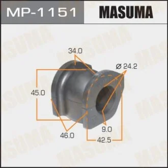 Втулка стабілізатора переднього Honda Civic (05-) (Кратно 2 шт) Masuma для MASUMA MP1151 фото товару