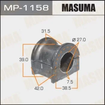 <strong>Втулка стабілізатора переднього Toyota Land Cruiser (-07) (Кратно 2 шт) MASUMA MP1158 (фото 1)</strong>