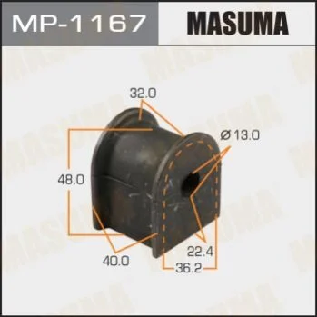 <strong>Втулка стабілізатора заднього Lexus RX 300 (-08) (Кратно 2 шт) MASUMA MP1167 (фото 1)</strong>