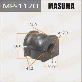 <strong>Втулка стабілізатора переднього Honda Jazz(02-) (Кратно 2 шт) Masuma MASUMA MP1170 (фото 1)</strong>