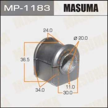 <strong>Втулка стабілізатора заднього Mazda 5 (05-10) (Кратно 2 шт) Masuma MASUMA MP1183 (фото 1)</strong>