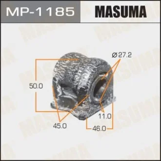 Втулка стабілізатора переднього Honda Crosstour (12-) (Кратно 2 шт) Masuma для MASUMA MP1185 фото товару