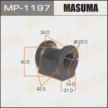 <strong>Втулка стабілізатора переднього Suzuki SX4 (06-16) (Кратно 2 шт) MASUMA MP1197 (фото 1)</strong>