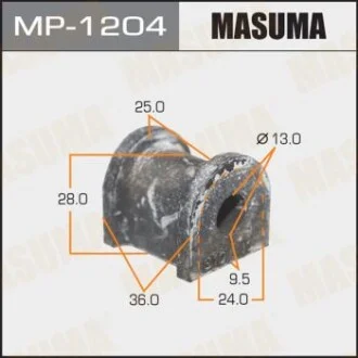 Втулка стабілізатора заднього Honda CR-V (-01) (Кратно 2 шт) Masuma для MASUMA MP1204 фото товару