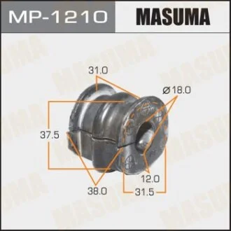 Втулка стабілізатора переднього Nissan Micra (10-13) (Кратно 2 шт) для MASUMA MP1210 фото товару