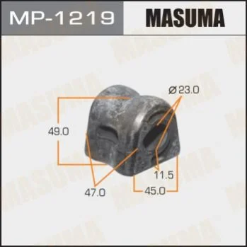 <strong>Втулка стабілізатора переднього Honda Civic (09-) (Кратно 2 шт) Masuma MASUMA MP1219 (фото 1)</strong>