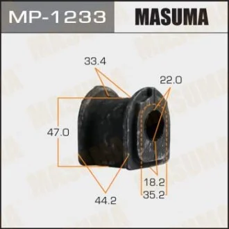 Втулка стабілізатора заднього Lexus RX 350 (08-15) (Кратно 2 шт) Masuma для MASUMA MP1233 фото товару