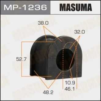 Втулка стабілізатора переднього Toyota Hilux (15-) (Кратно 2 шт) Masuma для MASUMA MP1236 фото товару