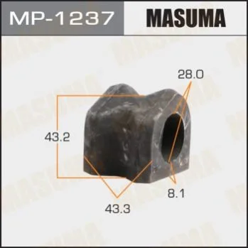 <strong>Втулка стабілізатора переднього Toyota Land Cruiser Prado (09-17) (Кратно 2 шт) Masuma MASUMA MP1237 (фото 1)</strong>