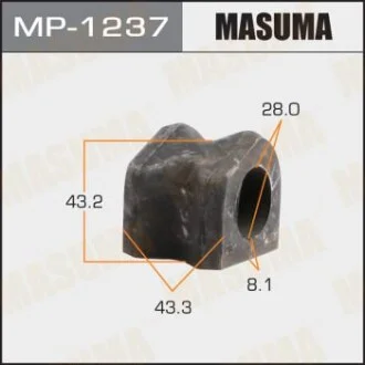 Втулка стабілізатора переднього Toyota Land Cruiser Prado (09-17) (Кратно 2 шт) Masuma для Toyota, Lexus MASUMA MP1237 фото товару