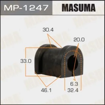 <strong>Втулка стабілізатора заднього Nissan Patrol (01-10) (Кратно 2 шт) Masuma MASUMA MP1247 (фото 1)</strong>