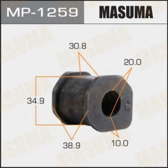 Втулка стабілізатора переднього Mitsubishi L200 (-08), Pajero Sport (-09) (Кратно 2 шт) Masuma для MASUMA MP1259 фото товару