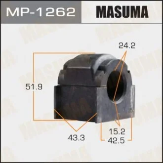 Втулка стабілізатора переднього Mazda CX-7 (11-) (Кратно 2 шт) Masuma для MASUMA MP1262 фото товару