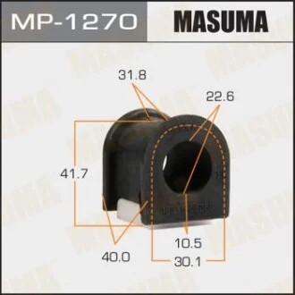 Втулка стабілізатора переднього Toyota Avensis (-00) (Кратно 2 шт) Masuma для Toyota MASUMA MP1270 фото товару