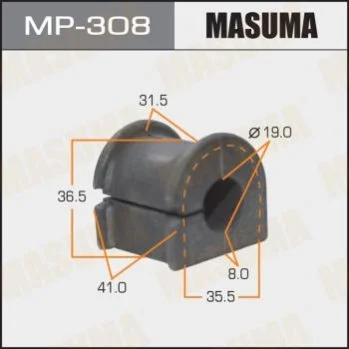 <strong>Втулка стабілізатора переднього Toyota Corolla (00-06) (Кратно 2 шт) Masuma MASUMA MP308 (фото 1)</strong>