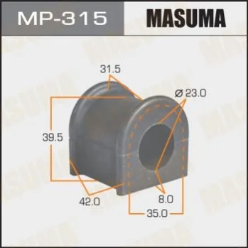 <strong>Втулка стабілізатора заднього Toyota Land Cruiser (-07) (Кратно 2 шт) Mas MASUMA MP315 (фото 1)</strong>